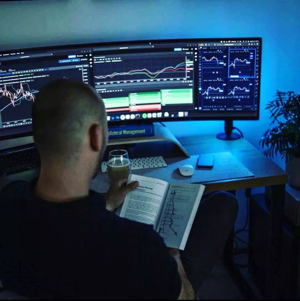 Demitry at Trading Desk